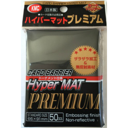 Kmc Hyper Mat Premium Black Standard 50ct