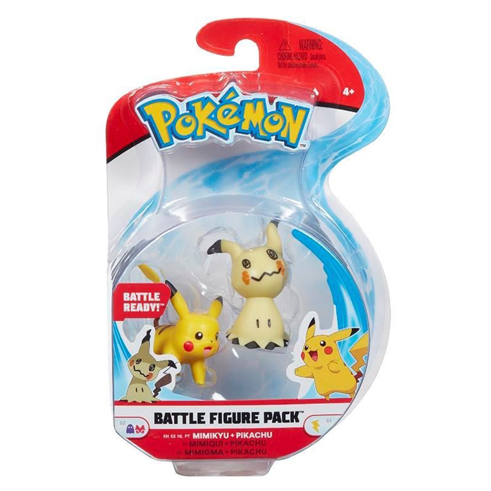 Pokemon Battle Figure Pack Mimikyu + Pikachu