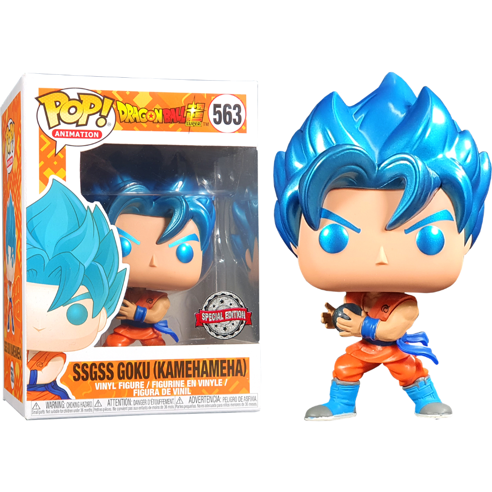 POP Dragon Ball Super SSGSS Goku (Kamehameha) Metallic (RS)