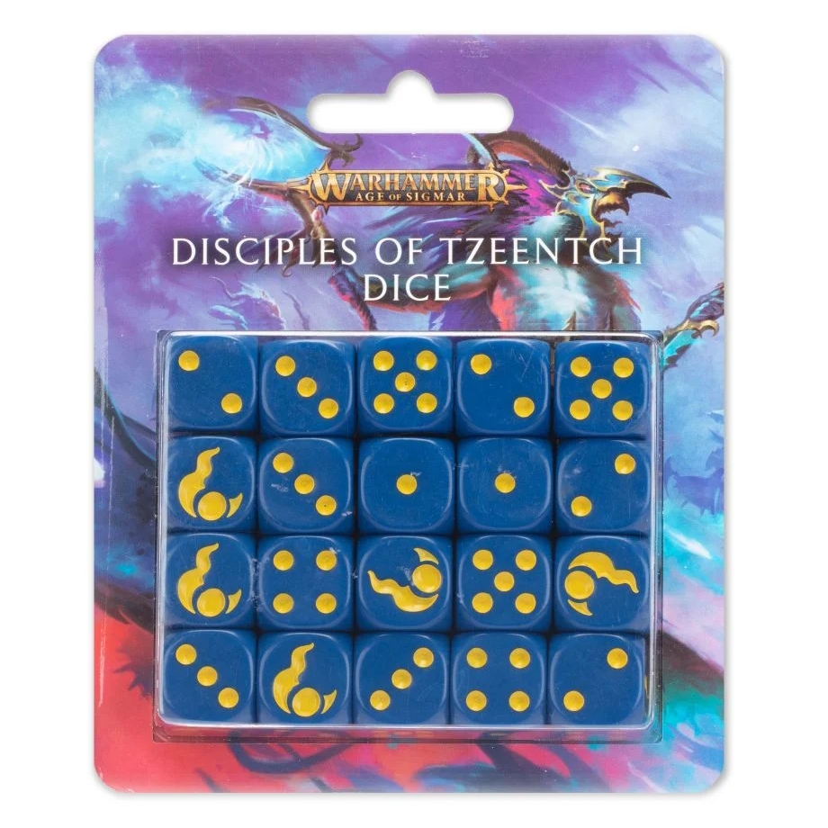 Warhammer Age of Sigmar Disciples of Tzeentch Dice Set 65-39