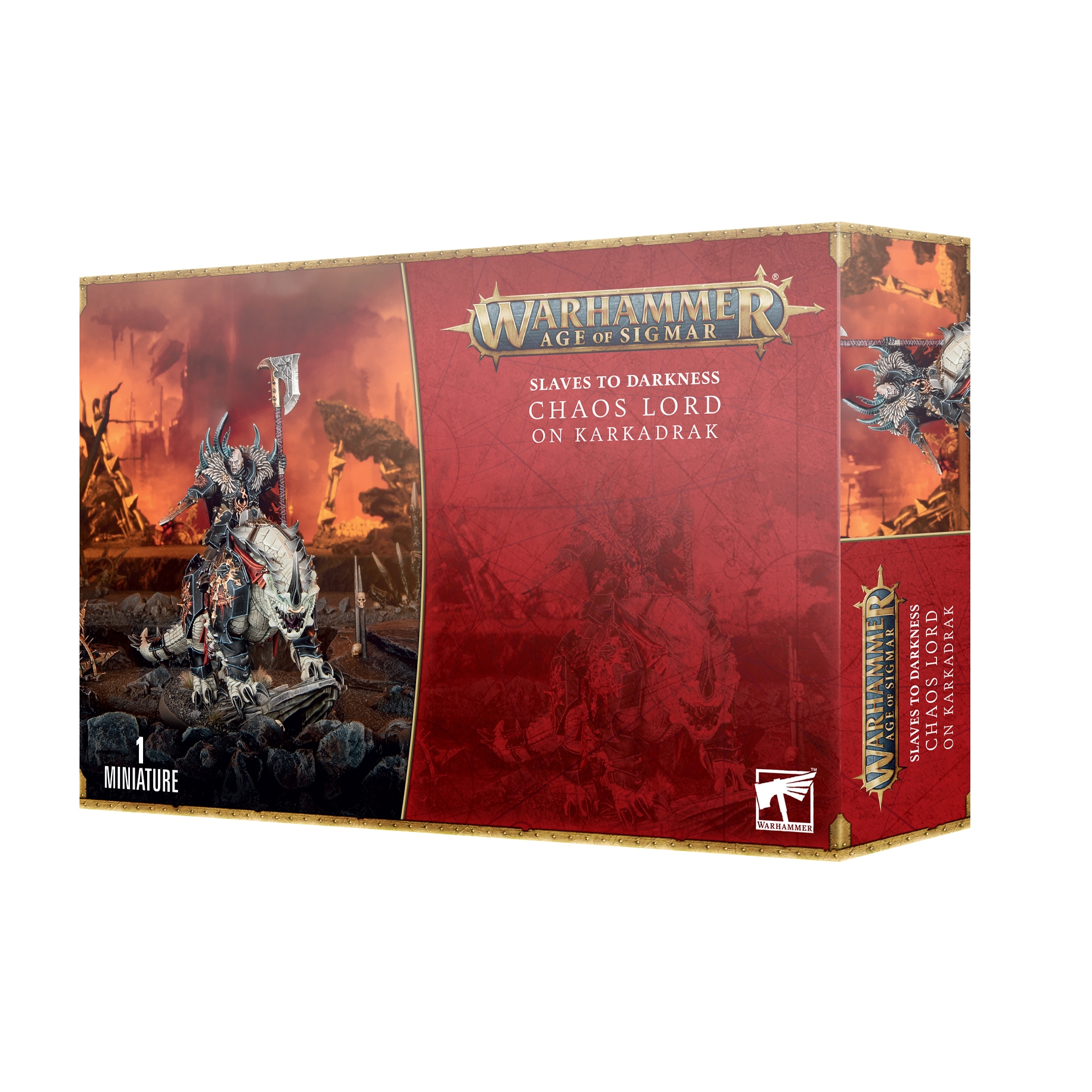 Warhammer Age of Sigmar - Slaves to Darkness Chaos Lord on Karkadrak 83-62